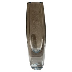 Vase Sommerso en verre d'art minimaliste des années 1960 de Gunnar Nylund Strombergshyttan, Suède