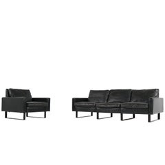 Minimalistisches COR Conseta Modular System Leder Sofa F.W. aus den 1960er Jahren Moller, Deutschland