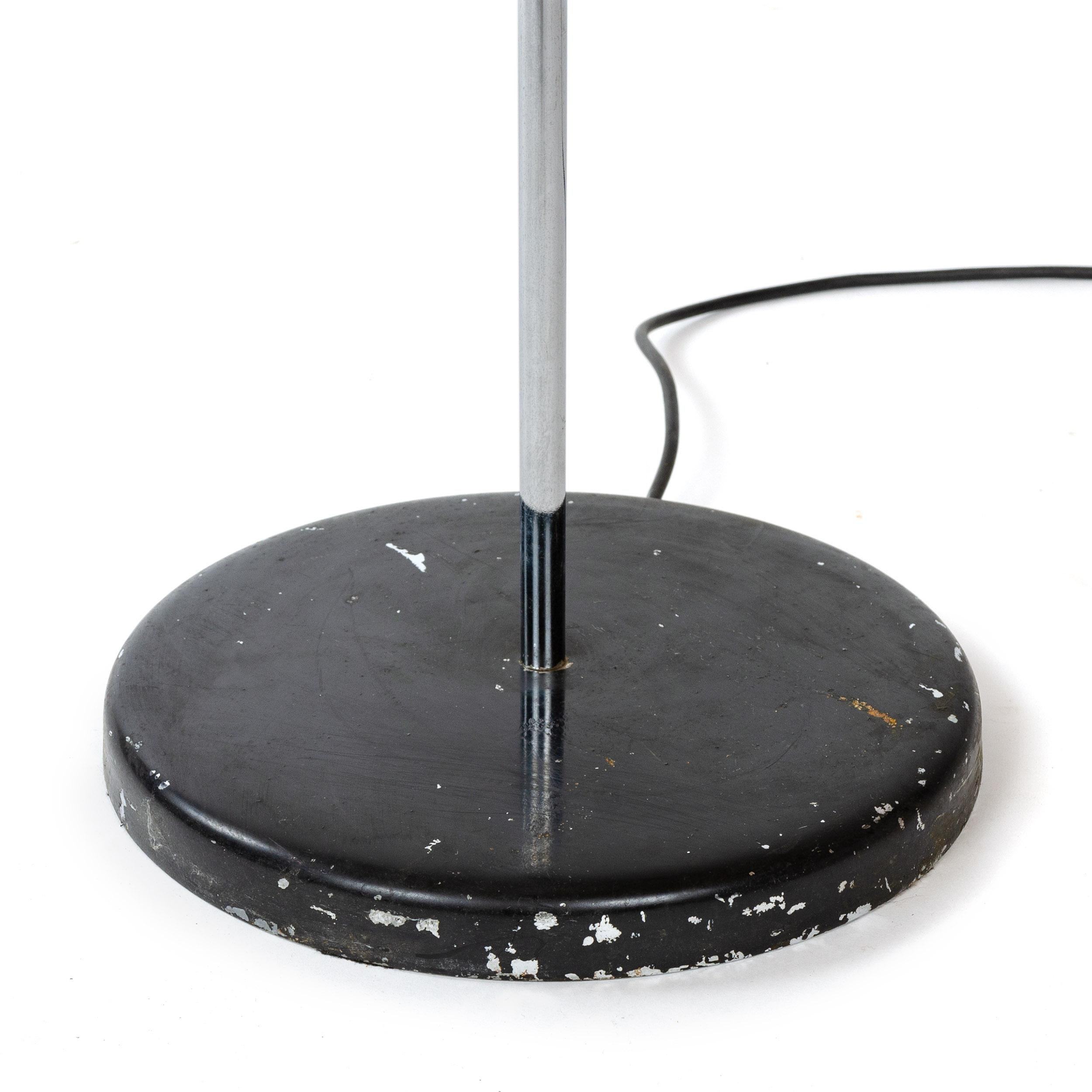American 1960s Minimalist Globe Floor Lamp in the Style of Paul Mayen for Habitat