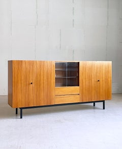 1960’s Minimalist Walnut Sideboard, MSL Germany