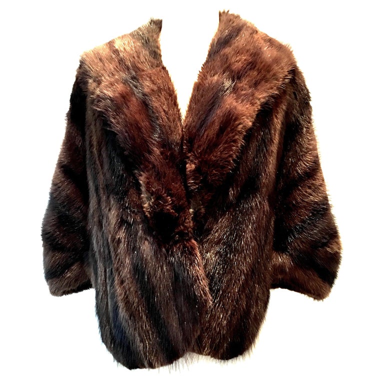 1960'S Mink Fur Capelet By, Joseph Noonan Furs For Sale at 1stDibs