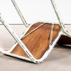 1960’s Mint Green Mullca Stacking D Back Dining Chairs – Set Of Four