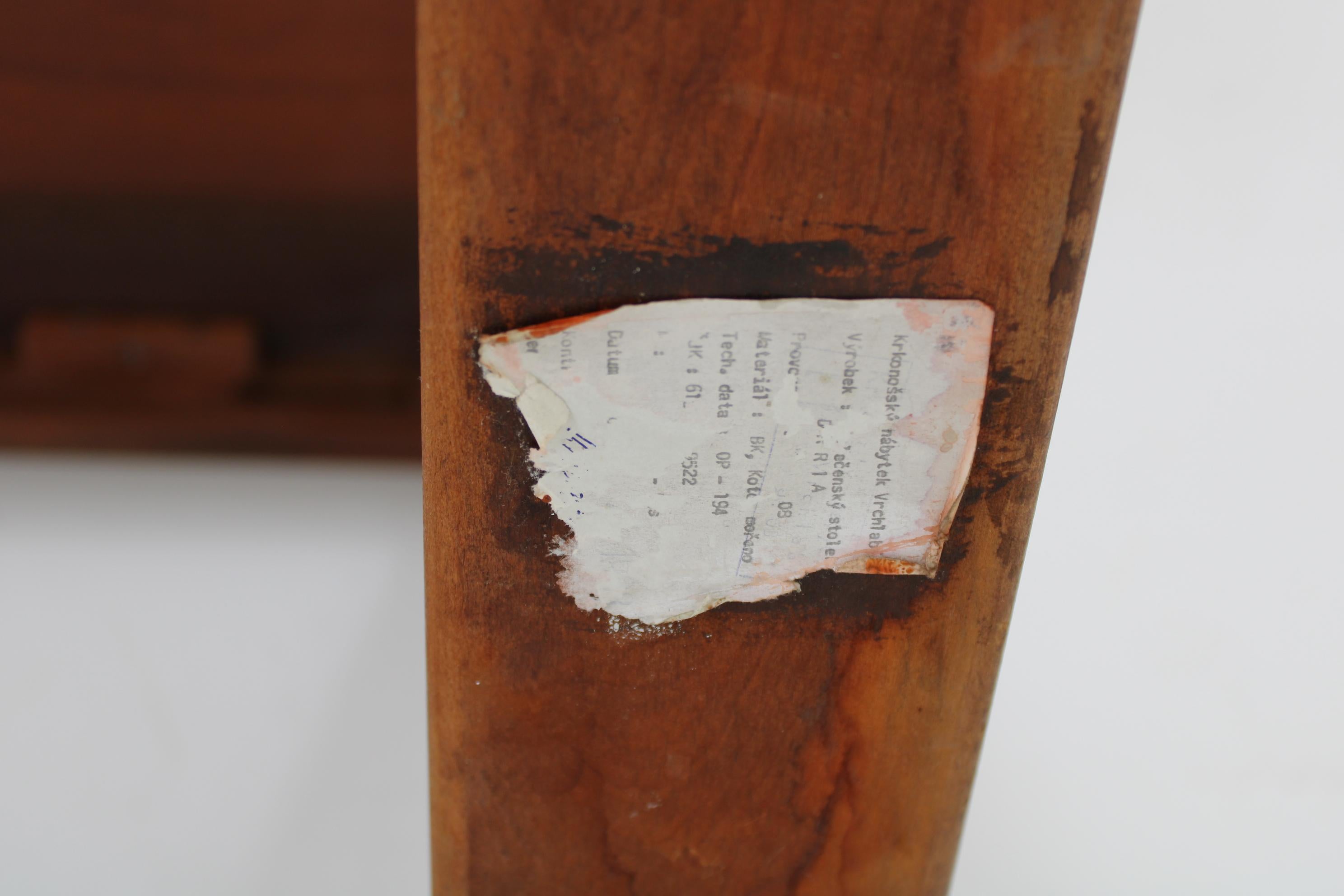 1960s Miroslav Navrátil Coffee Table , Czechoslovakia en vente 3