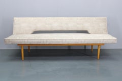 1960s Miroslav Navratil Convertible Restored Daybed Sofa, Czechoslovakia