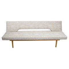 1960s Miroslav Navratil Convertible Restored Daybed Sofa, Czechoslovakia