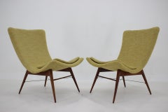 1960s Miroslav Navratil Pair of Shell Lounge Chairs