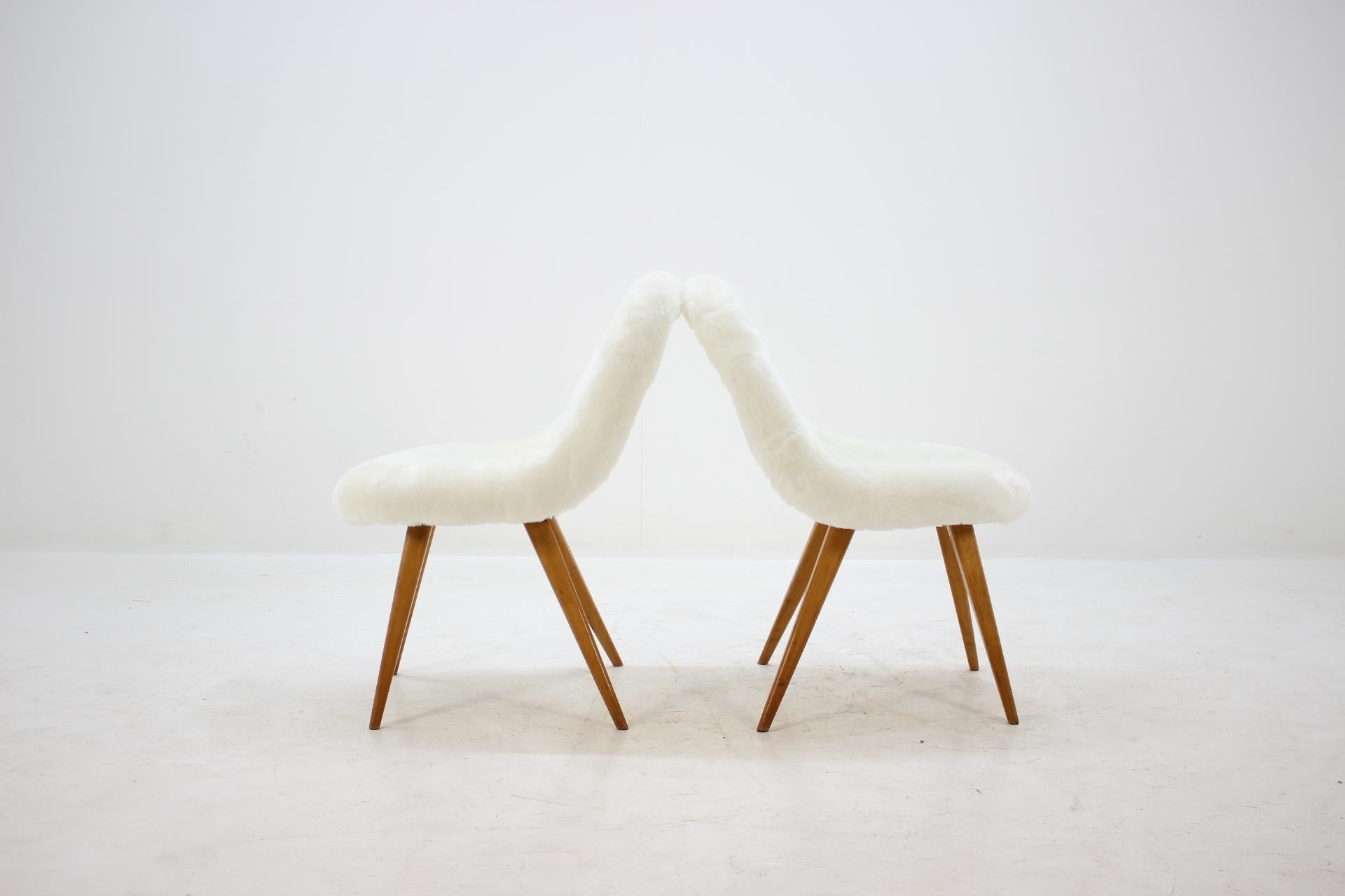 Mid-20th Century 1960s Miroslav Navratil Shell Dining Chairs, Set of 4