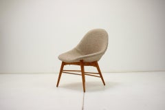 1960s Miroslav Navratil Shell Lounge Chair, Czechoslovakia