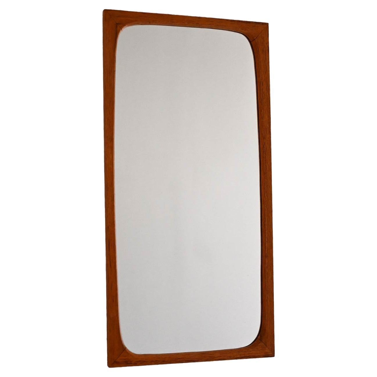 1960s mirror with teak frame