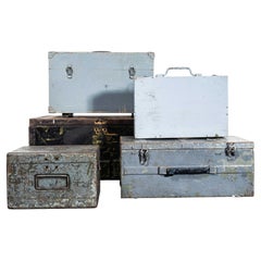 Cajas mixtas de equipos industriales de los años 60 - Juego de cinco