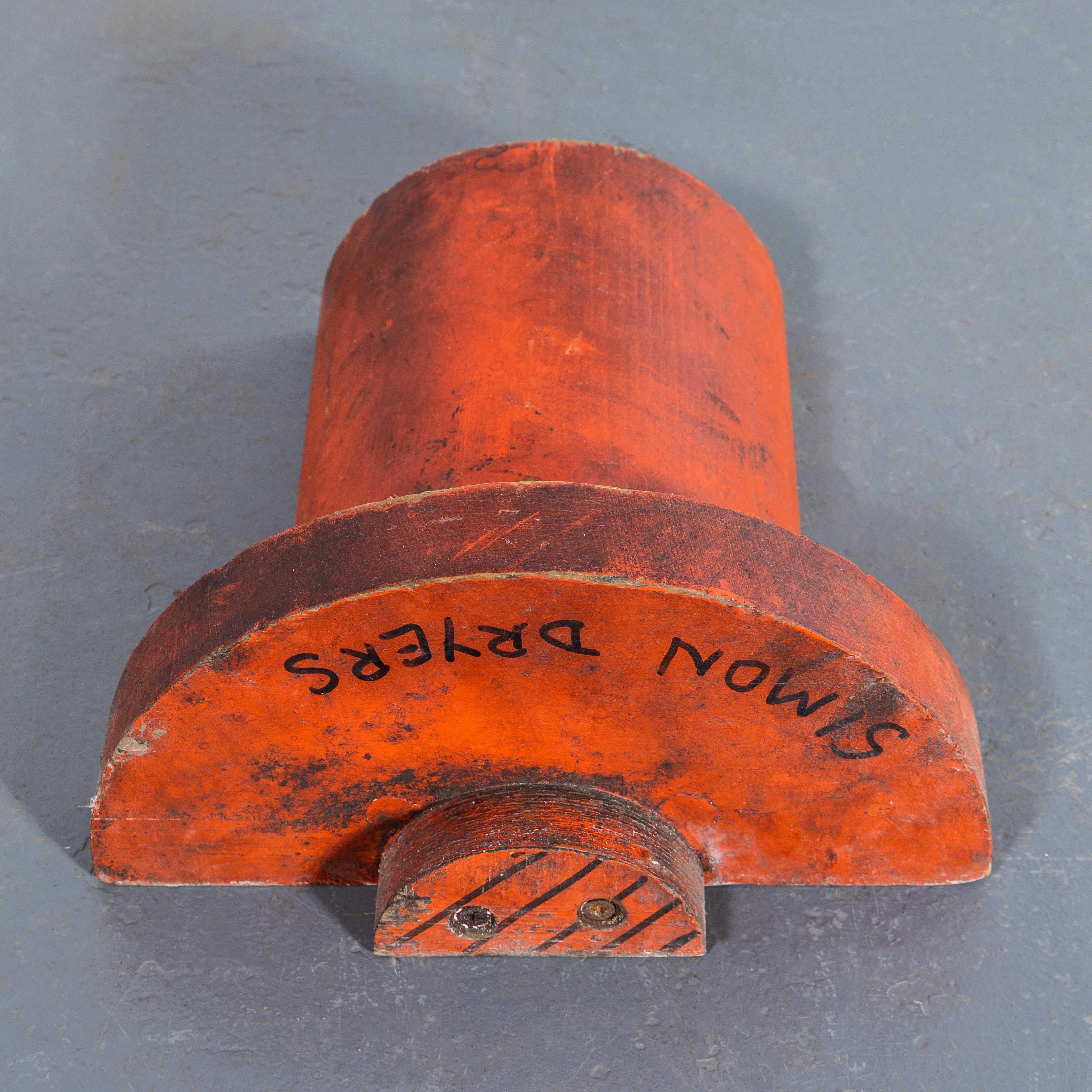 Sandstone 1960's Mixed Small Industrial Casting Foundry Moulds - Set Of Four For Sale