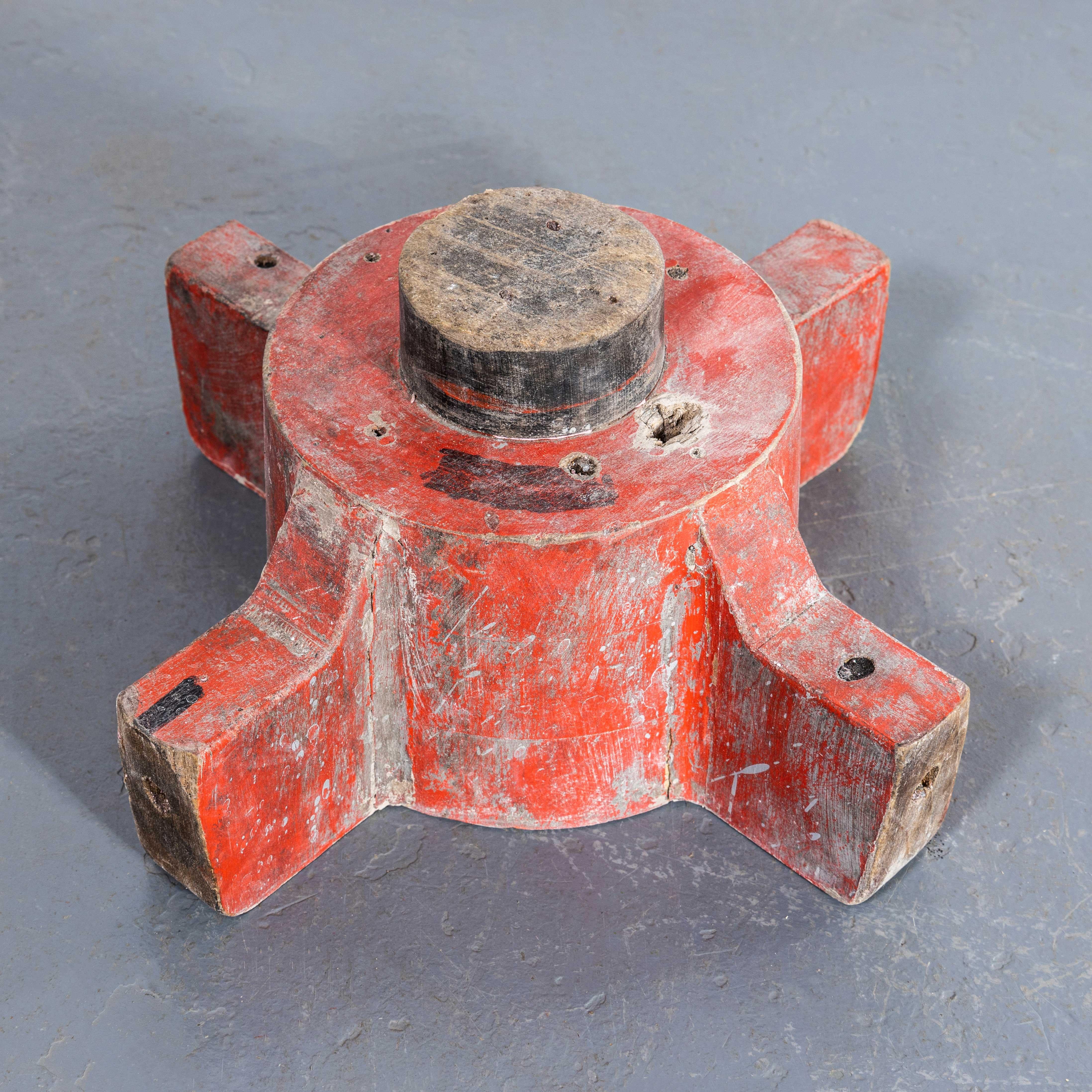 1960's Mixed Small Industrial Casting Foundry Moulds - Set Of Four For Sale 1