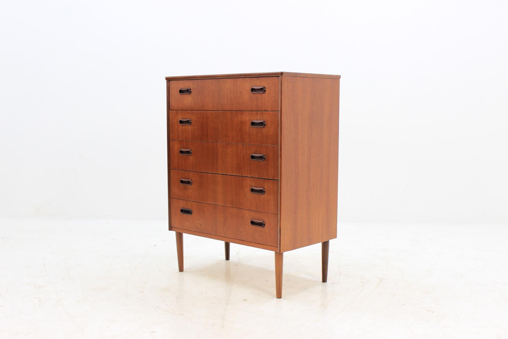 Mid-20th Century 1960s Mobelfabrik Danish Teak Chest of Drawers