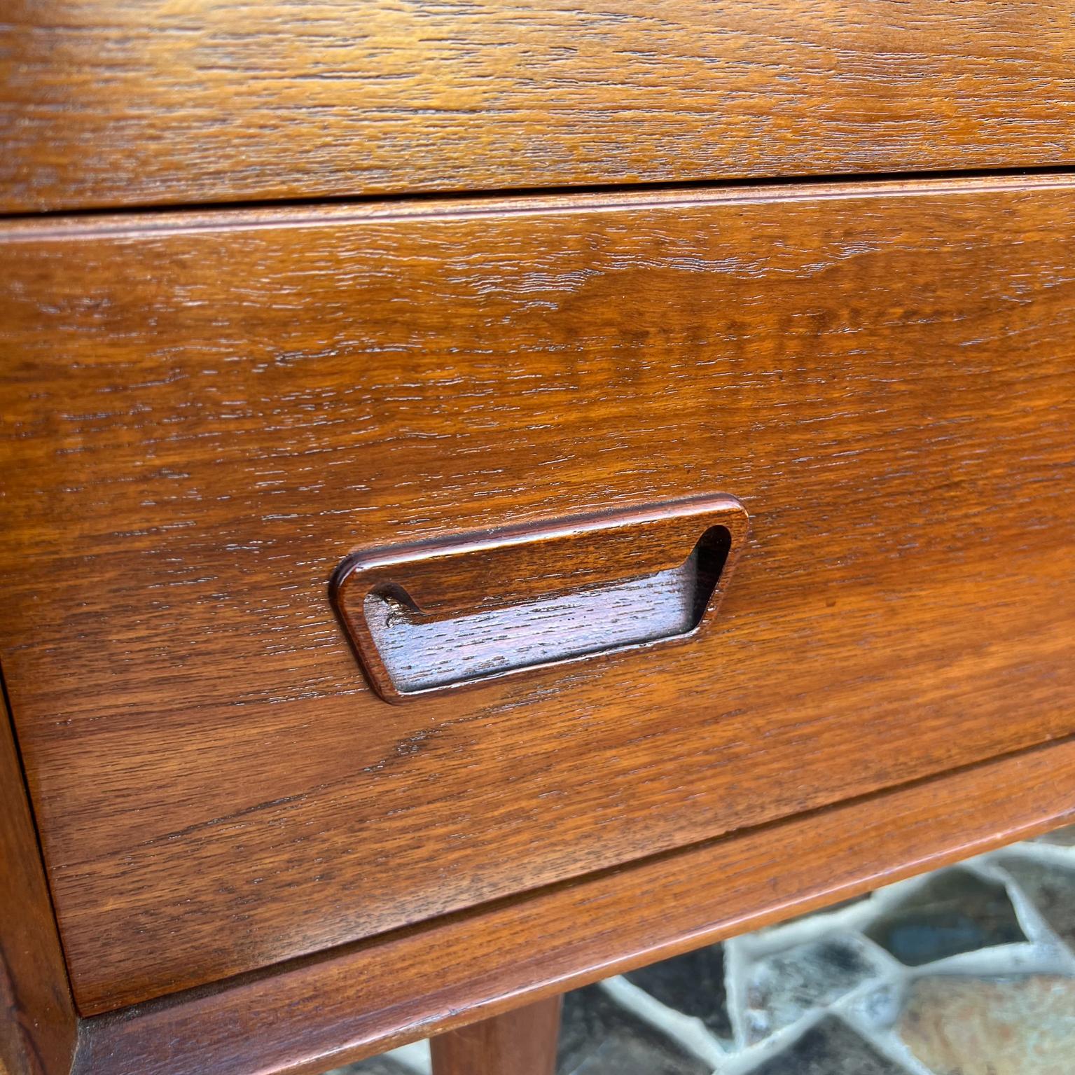 1960s Mod Danish Teakwood Double Dresser from Denmark at 1stDibs
