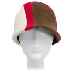 Vintage 1960s Mod Felt Hat