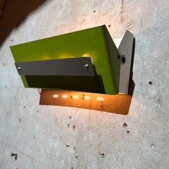 1960s Green French Swivel Wall Sconce Style Charlotte Perriand