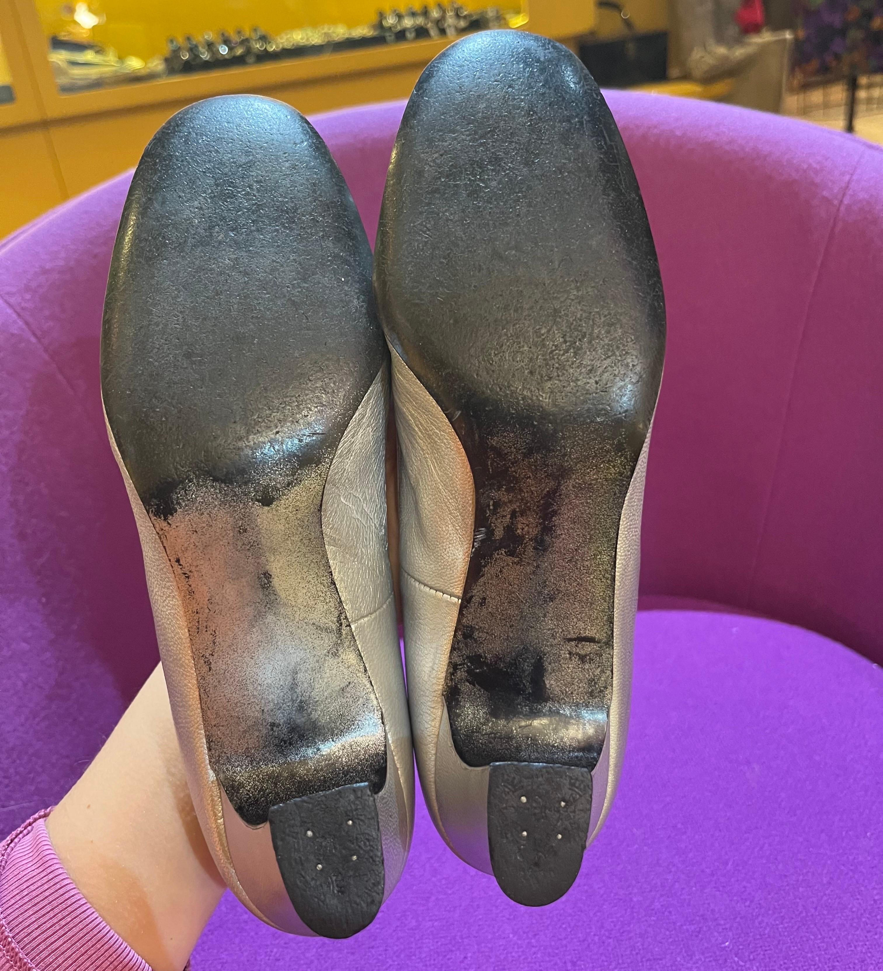 1960s Mod Metallic Silver Party Heels  For Sale 3