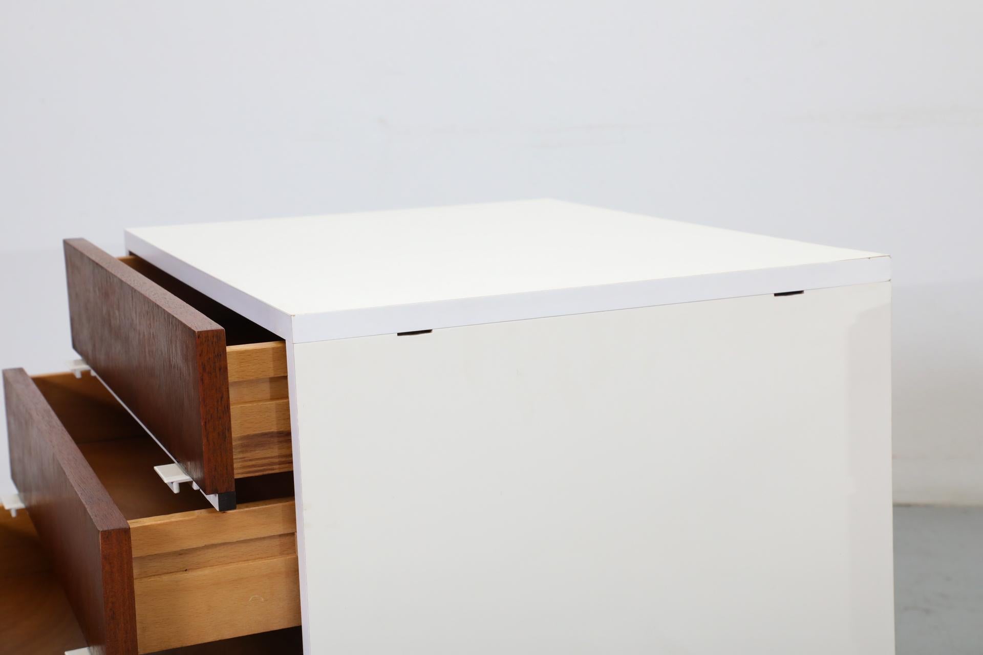 1960s MOD Small White Interlübke Side Cabinets or Nightstands, Germany 7