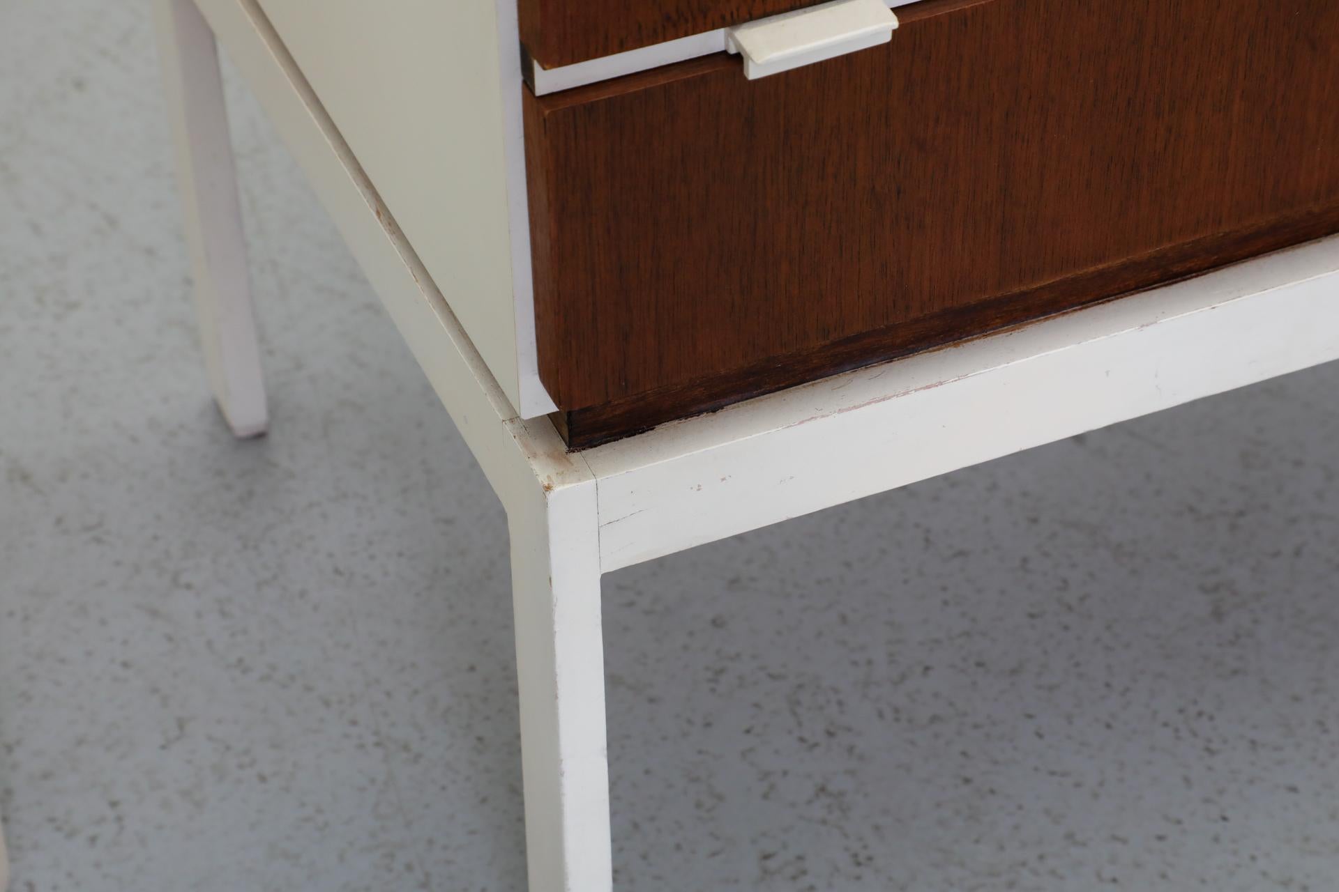 1960s MOD Small White Interlübke Side Cabinets or Nightstands, Germany 11