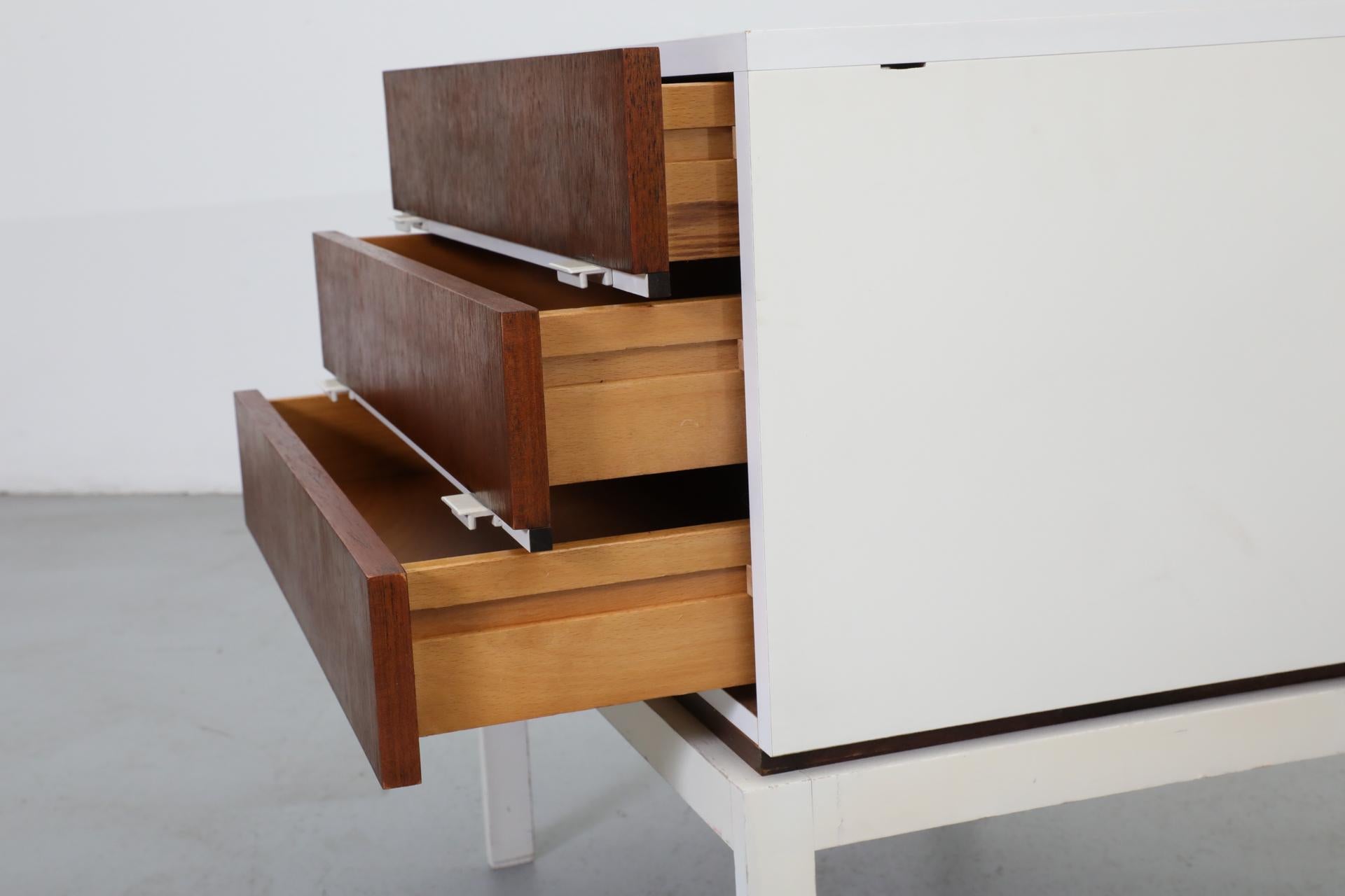 1960s MOD Small White Interlübke Side Cabinets or Nightstands, Germany 2