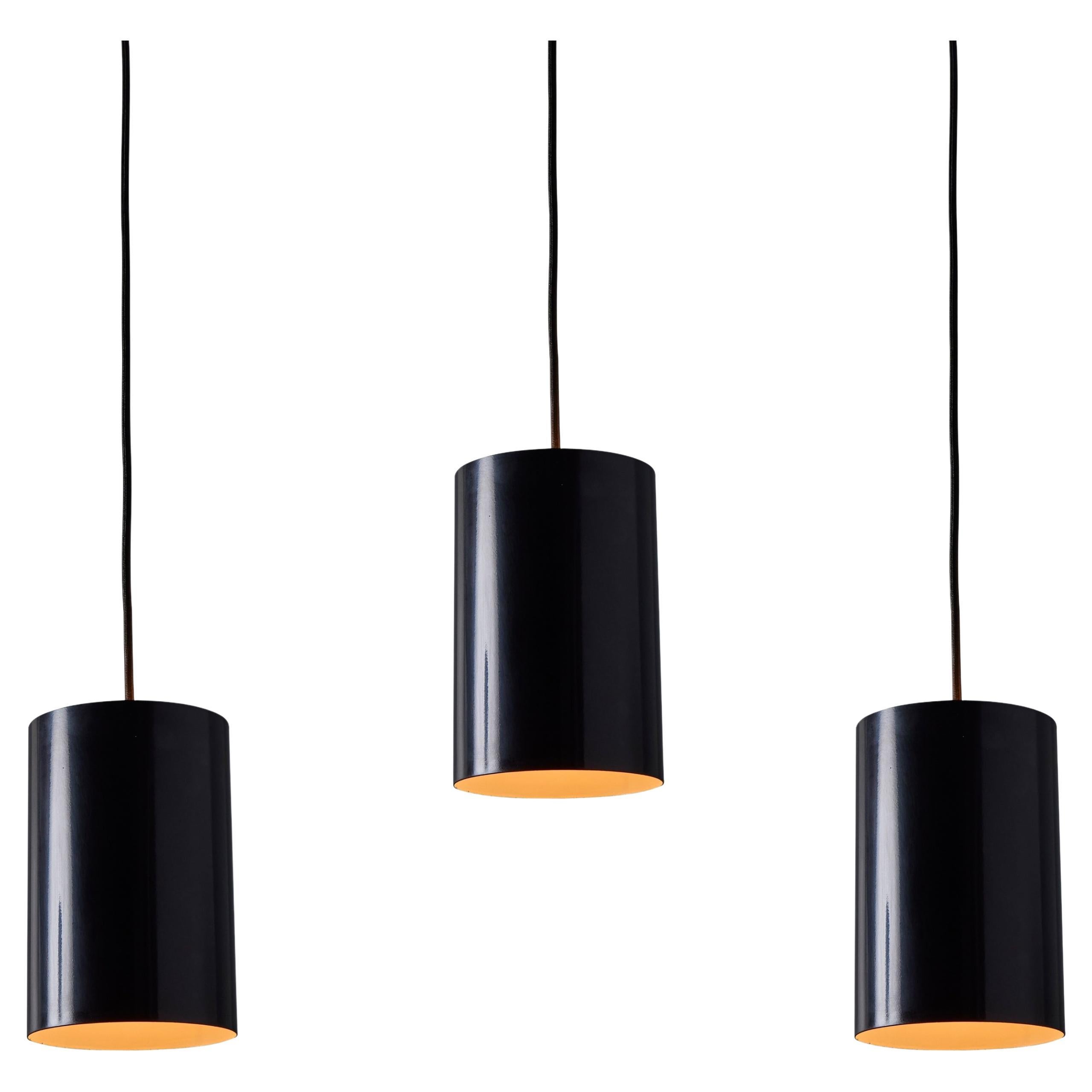 1960s Model 16513 Cylindrical Pendants by Eila 
John Meiling for Louis Poulsen en vente