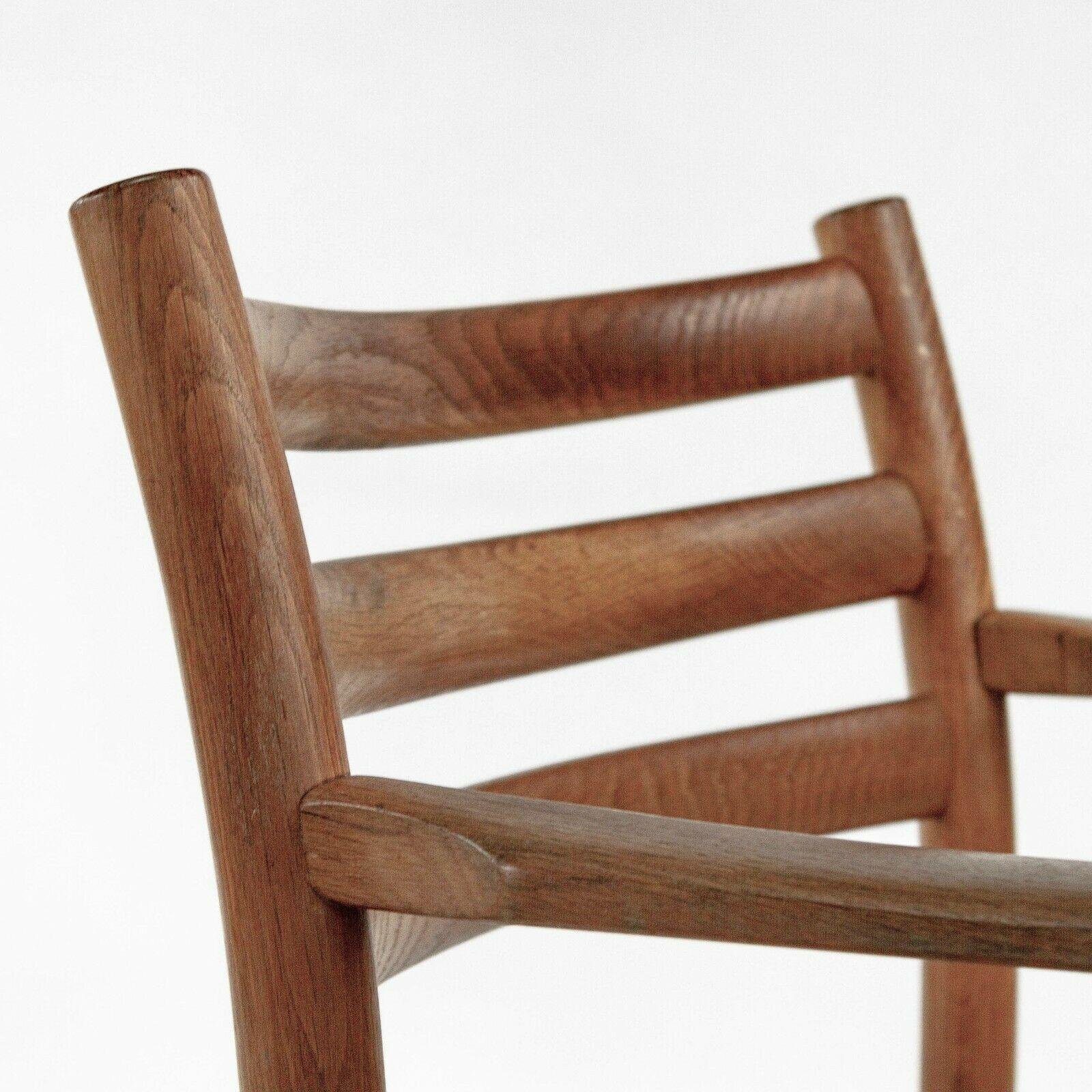 1960s Model 351 Dining Arm Chair by Poul Volther for Soro Stolefabrik of Denmark For Sale 5