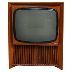 Televisore Aga Model 4669 degli anni '60 in teak