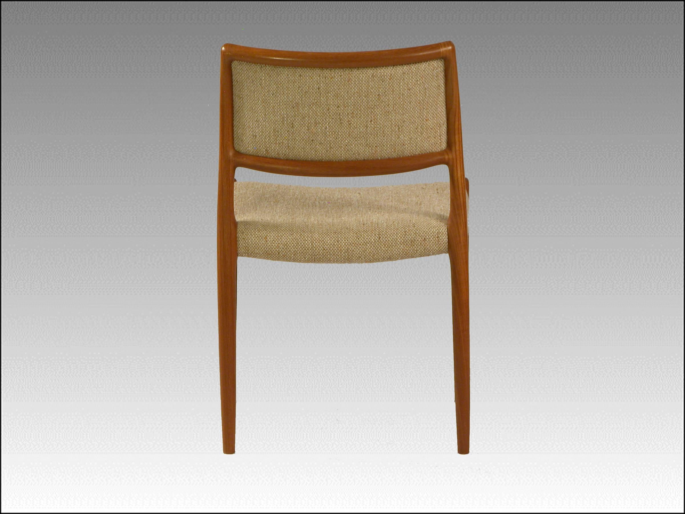 Scandinavian Modern 1960s Model 80 Teak Dining Chair by Niels Otto Møller For Sale