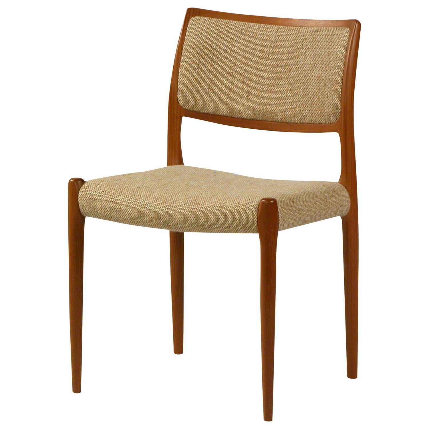 1960s Model 80 Teak Dining Chair by Niels Otto Møller For Sale at 1stDibs