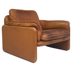 1960's Model DS-61 Cognac Leather Lounge Chair by 'De Sede' Switzerland