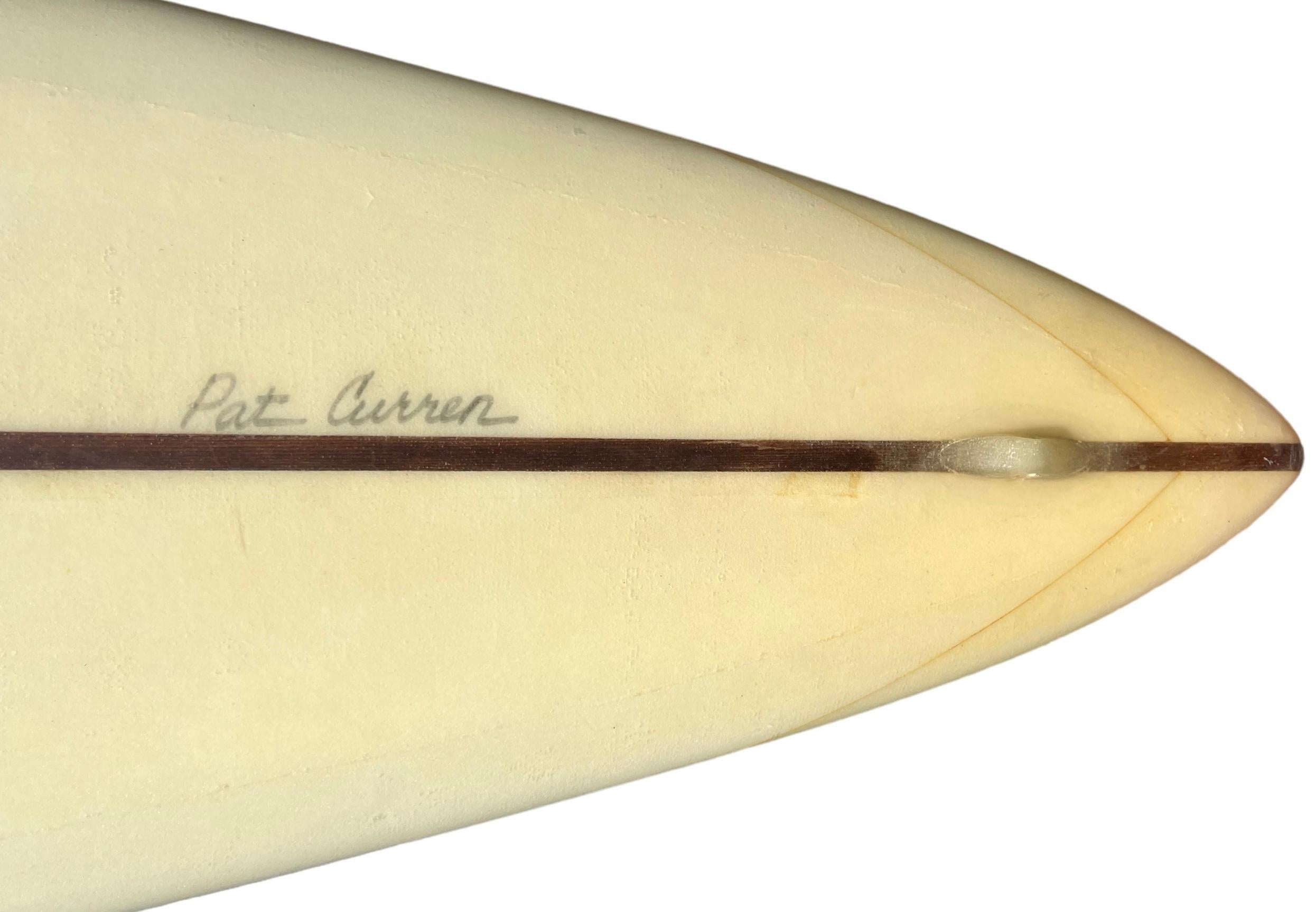 American 1960s Model Pat Curren ‘Elephant Gun’ Big Wave Surfboard For Sale