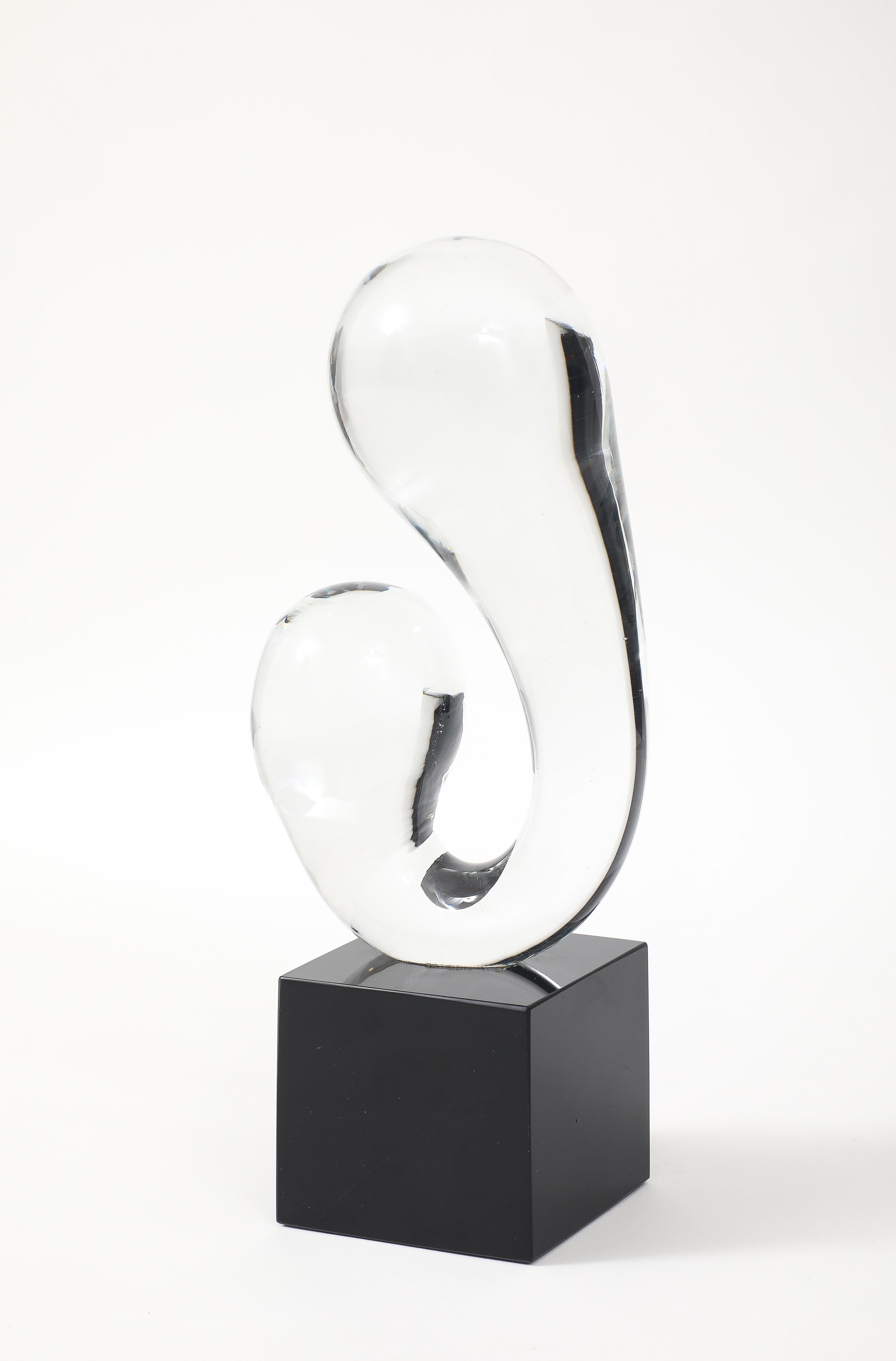 Scultura astratta moderna in vetro di Murano del 1960 in vendita 3