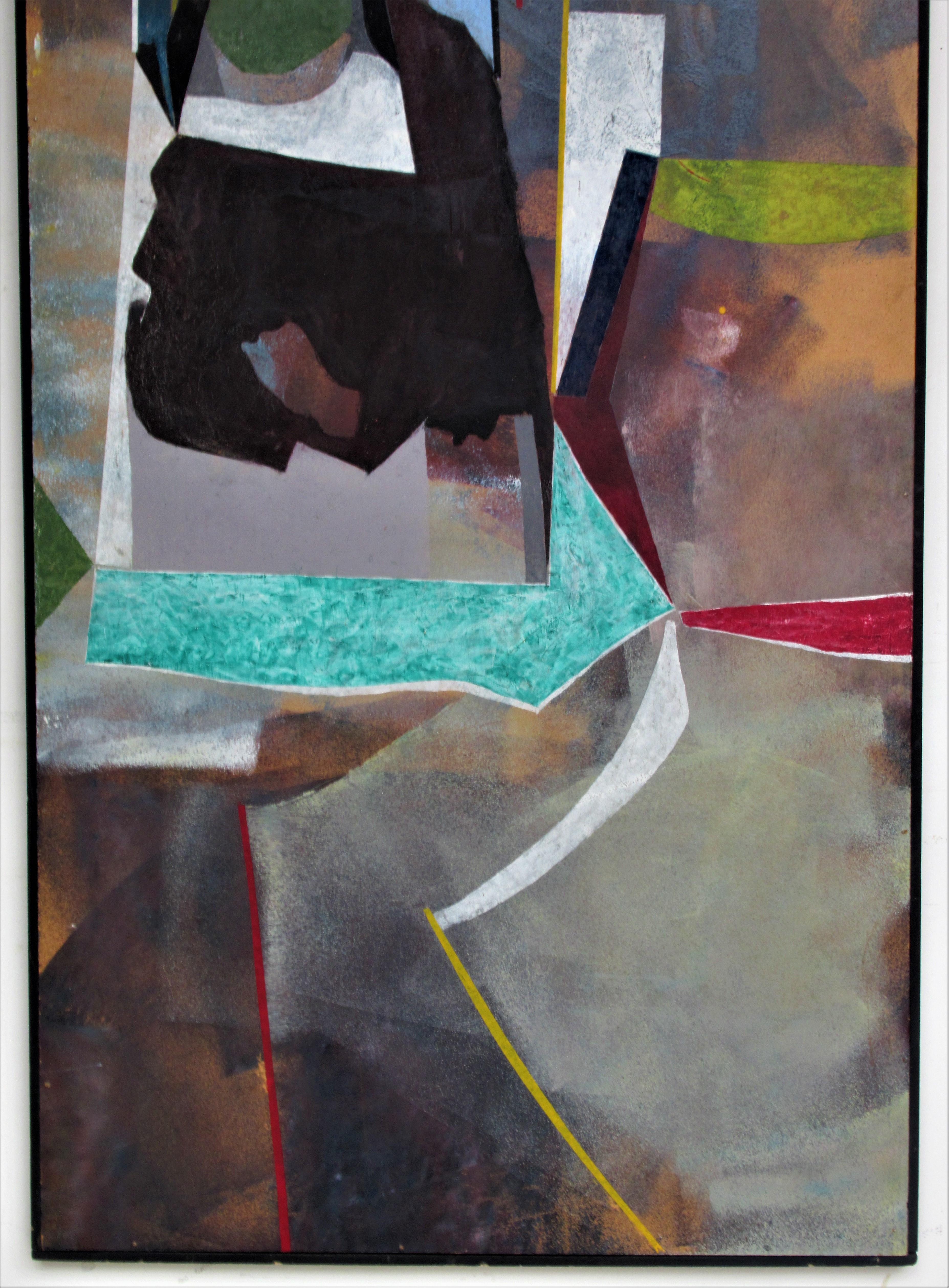 peinture abstraite moderne des années 1960 de John Anderson Bon état - En vente à Rochester, NY
