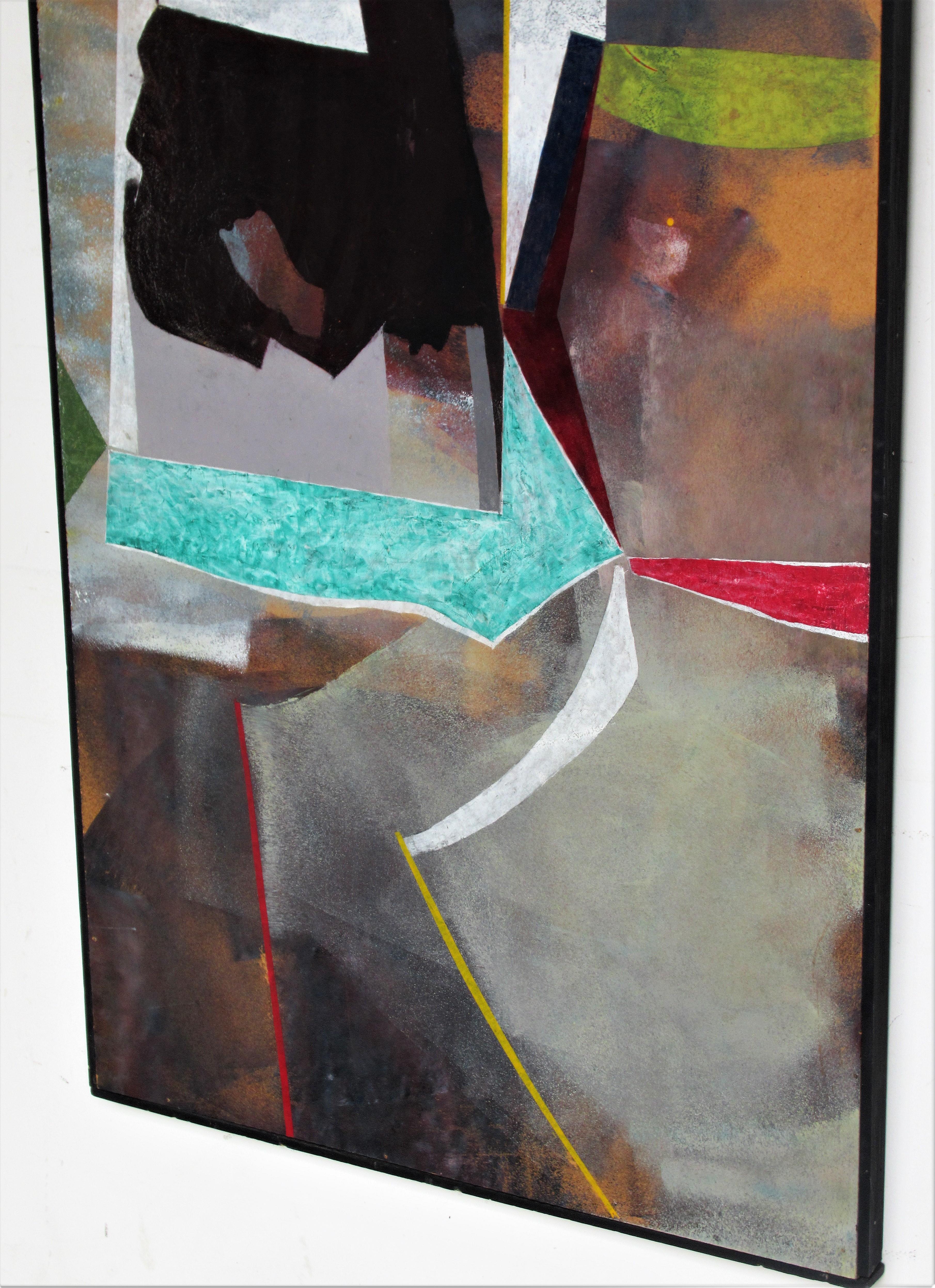1960s Modern Abstract Painting by John Anderson In Good Condition In Rochester, NY