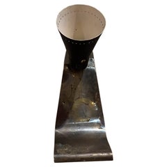 1960s Modern Black Wall Lamp Sconce Style Stilnovo Italy