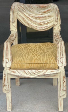 Fauteuil Chapman moderne en faux bois de pin des années 1960, à la manière de Gaetano Pesce