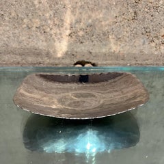 1960s Modern Handmade Stainless Steel Decorative Petite Tray
