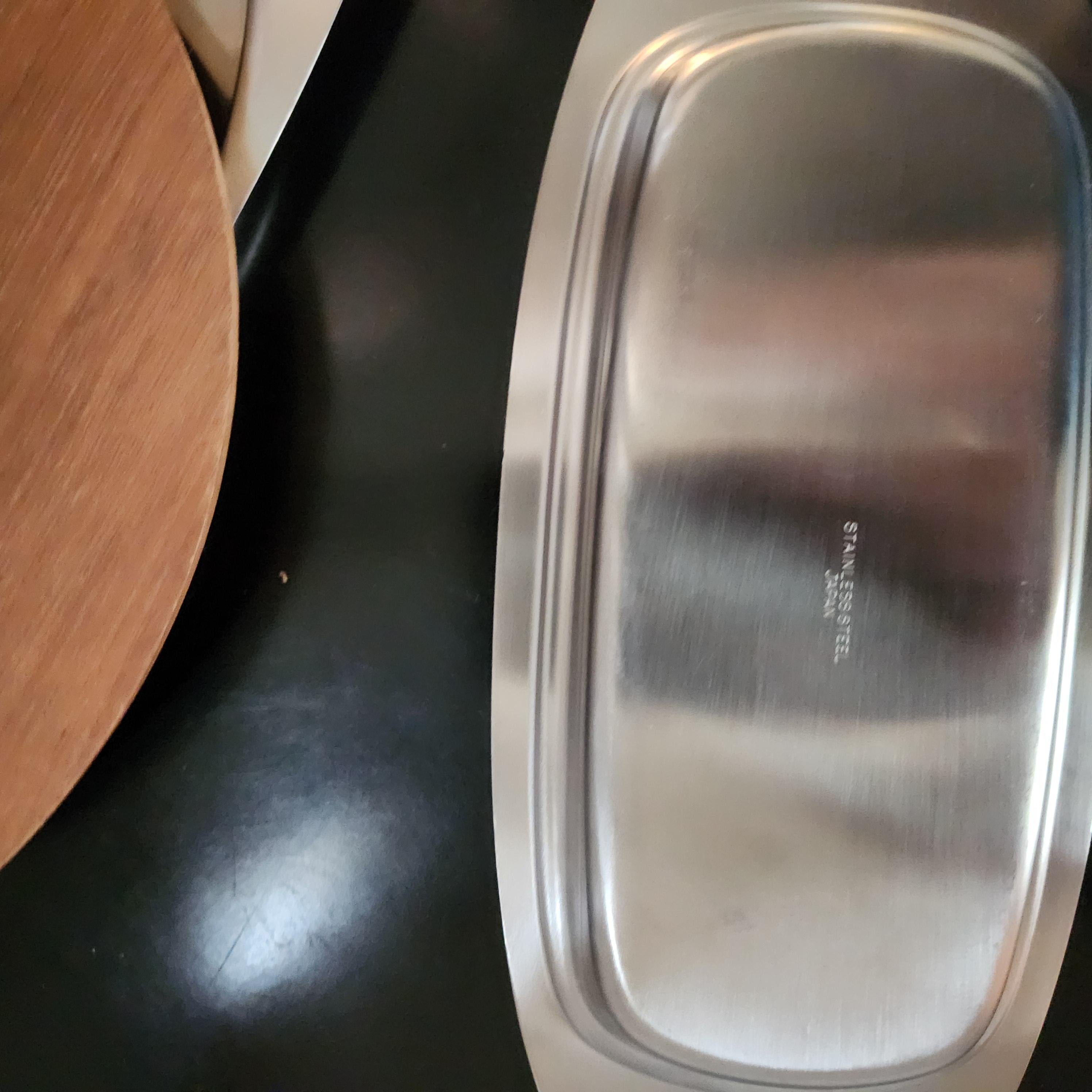 Mid-Century Modern 1960s Hostess Cheese Board and Butter Dish Set Japan For Sale