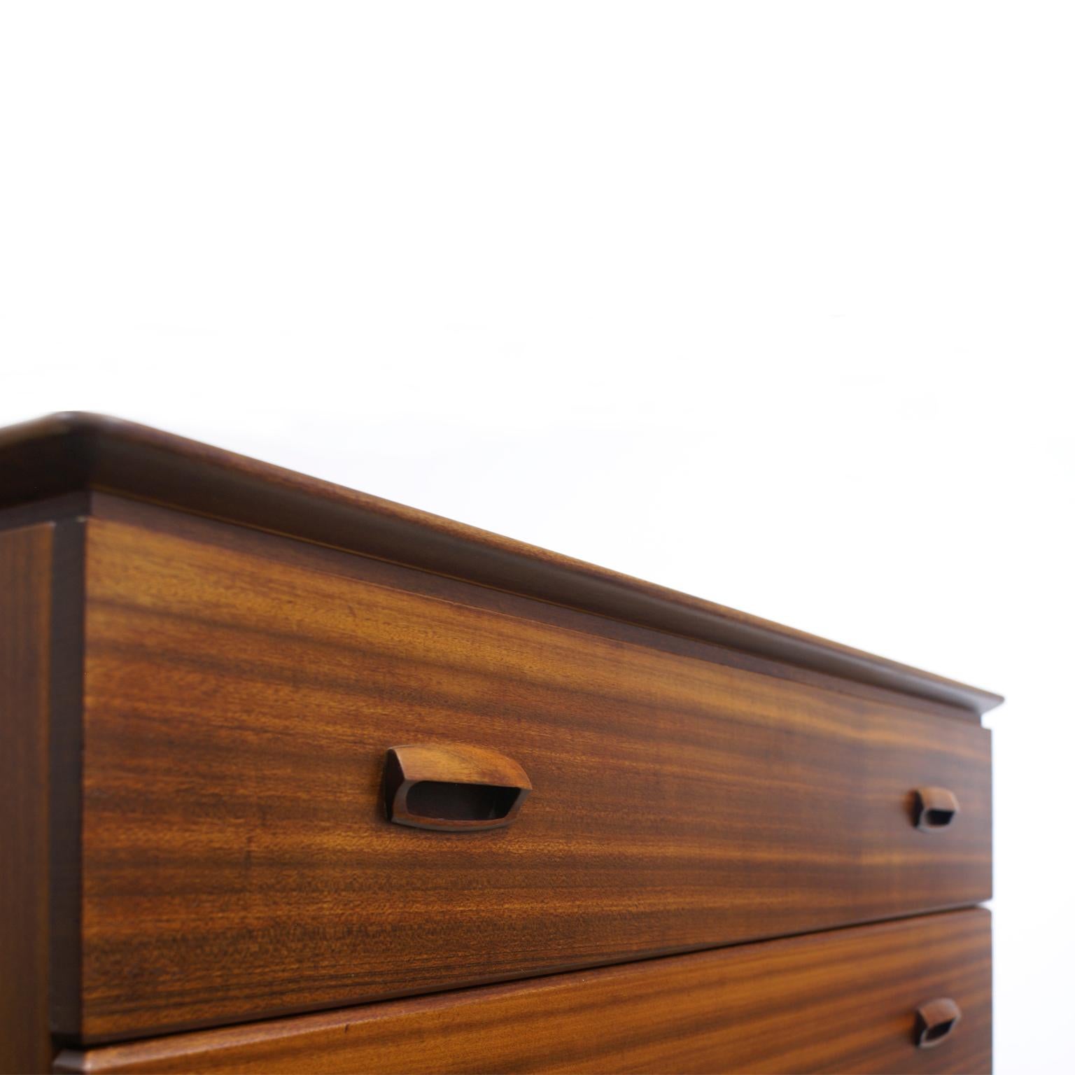 Mid-Century Modern 1960s Modern Portuguese Chest of Drawers, Olaio