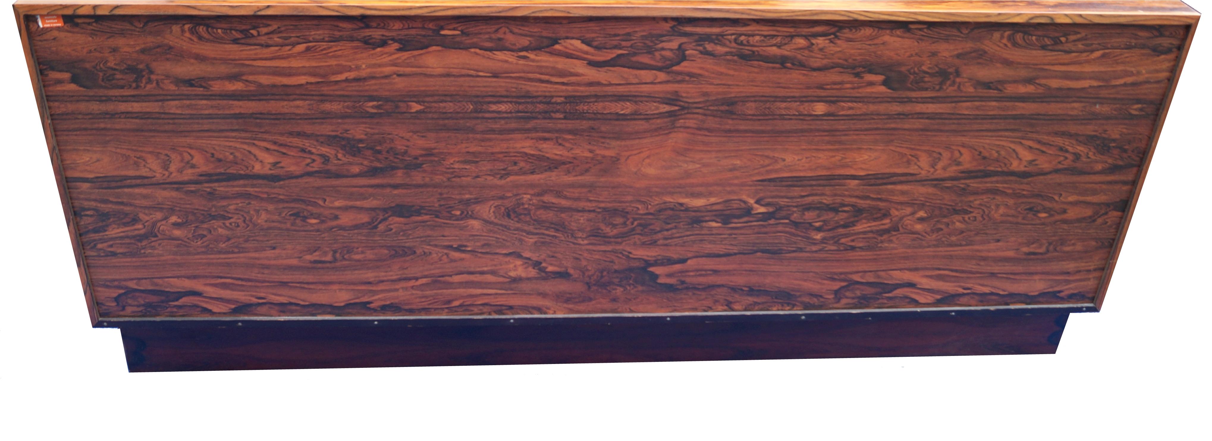Mid-20th Century Scandinavian Modern Rosewood 8 Drawer Dresser Sideboard Chest Westnofa Norway For Sale
