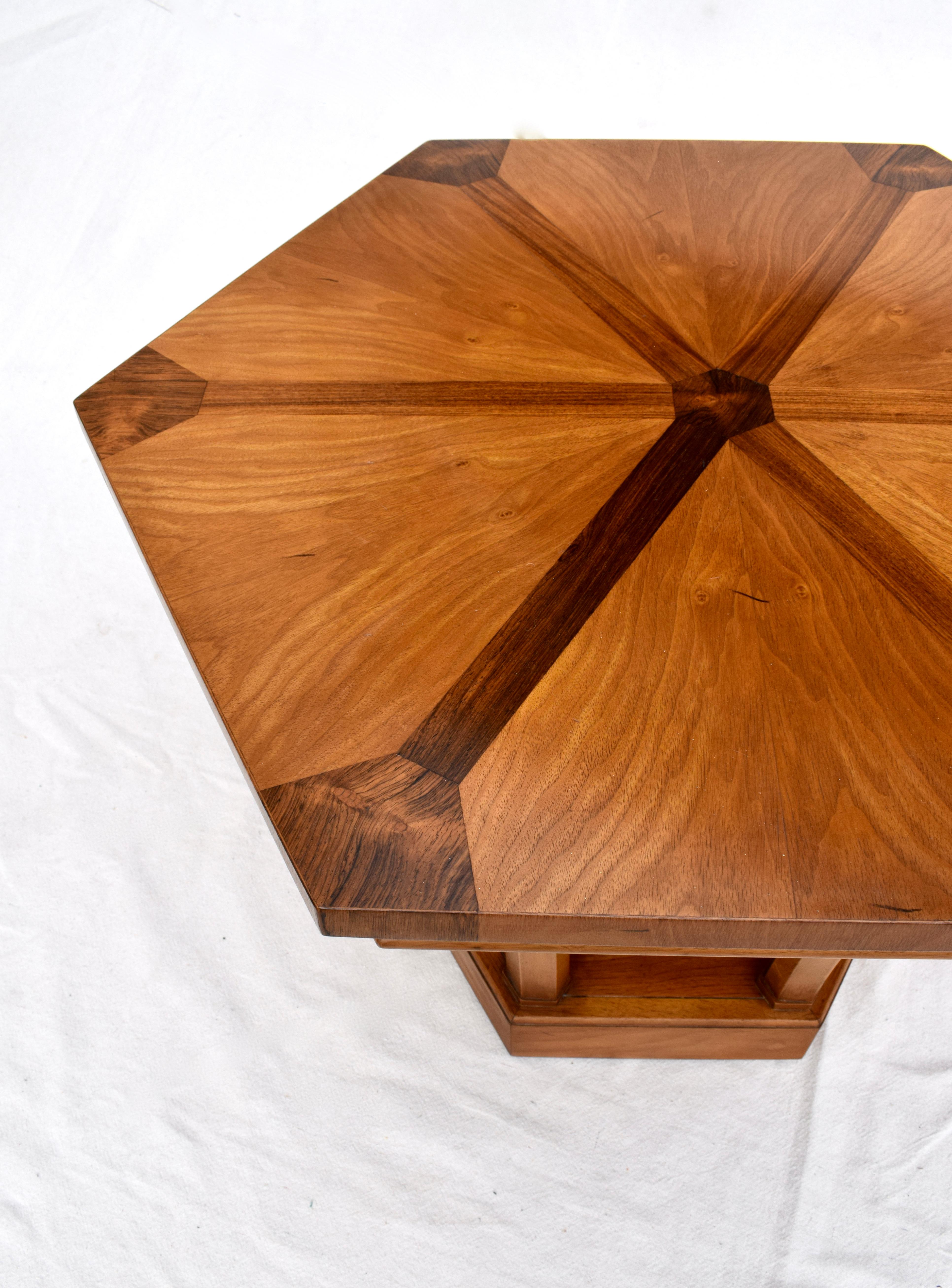 Mahogany 1960's Modern Tomlinson Side or End Table For Sale
