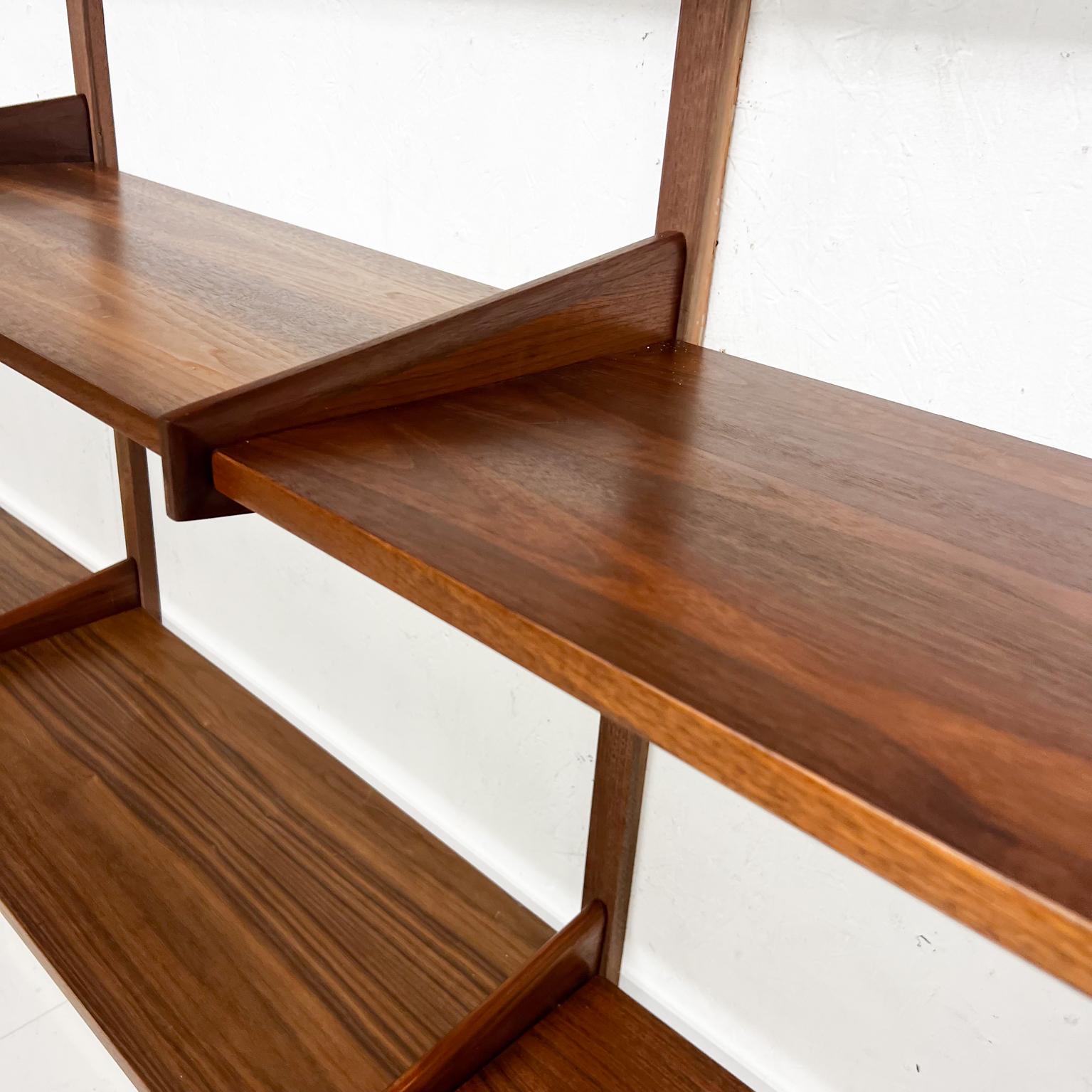 Wood 1960s Modern Wall Unit System Style of Ib Juul Christensen of Norway