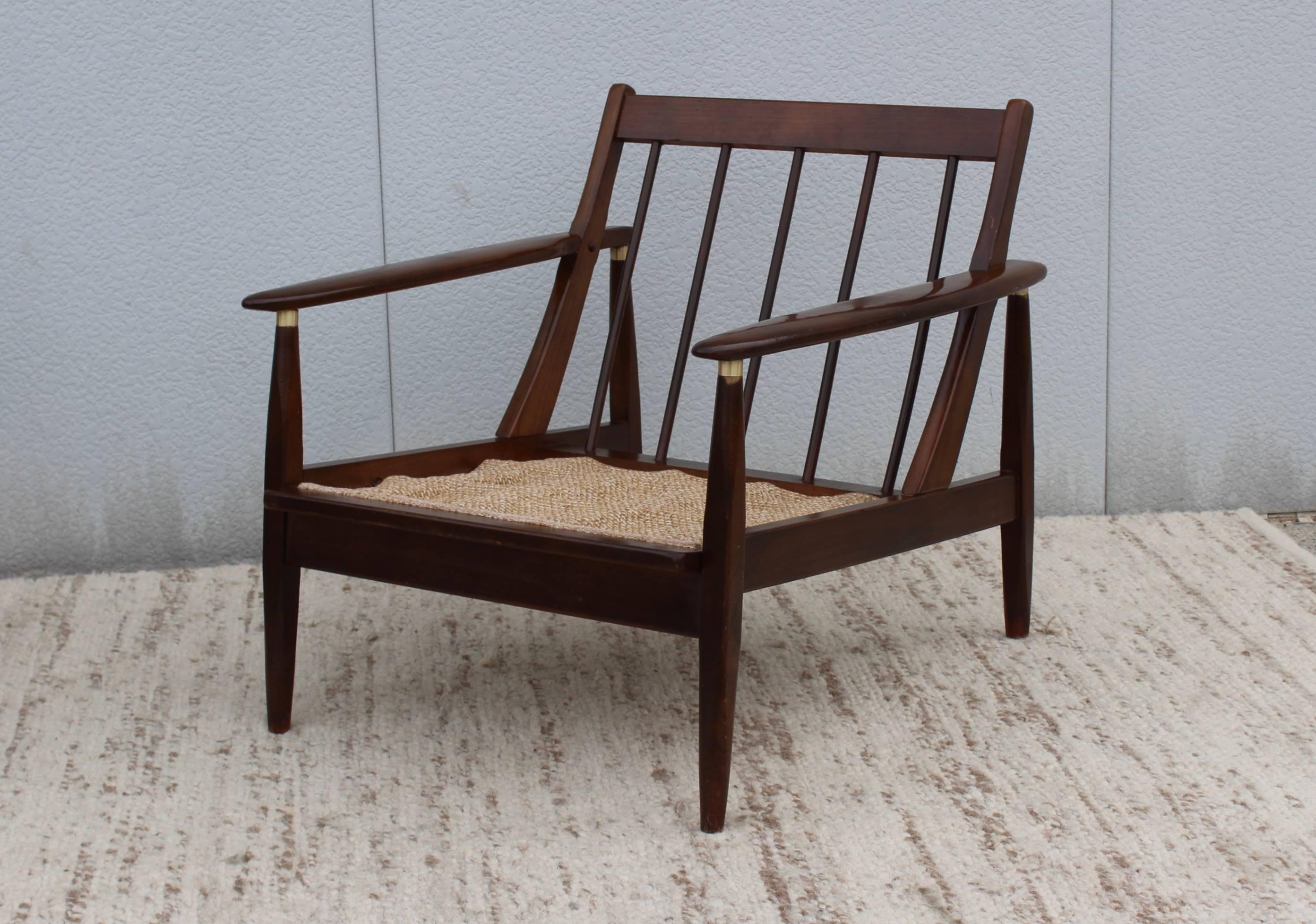 1960s Modern Walnut Lounge Chairs 6