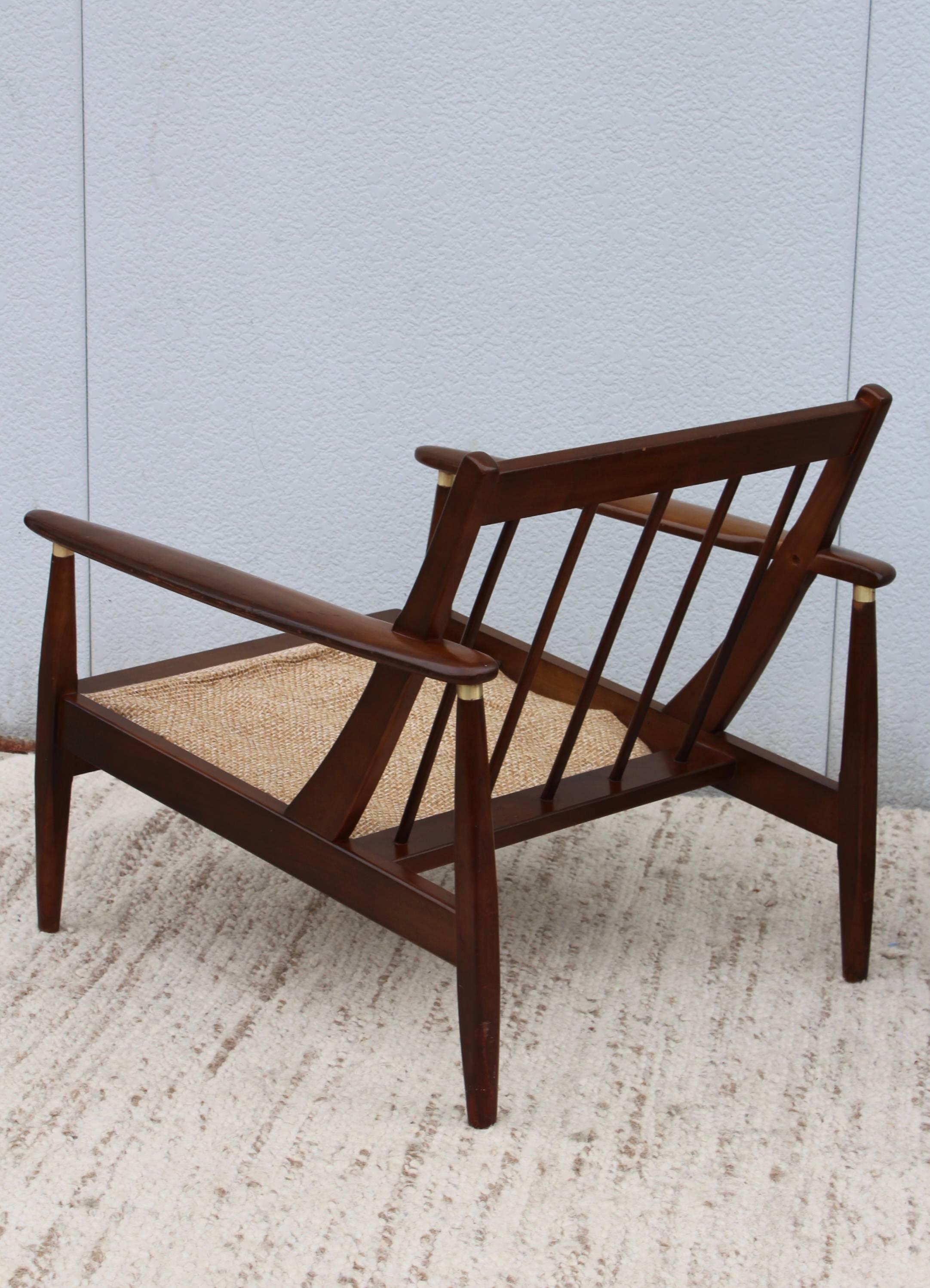 1960s Modern Walnut Lounge Chairs 7