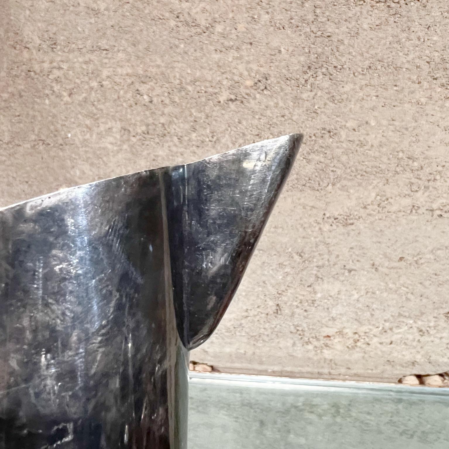 Pichet à eau plaqué argent Fabuleux modernisme Mexique des années 1960 en vente 2