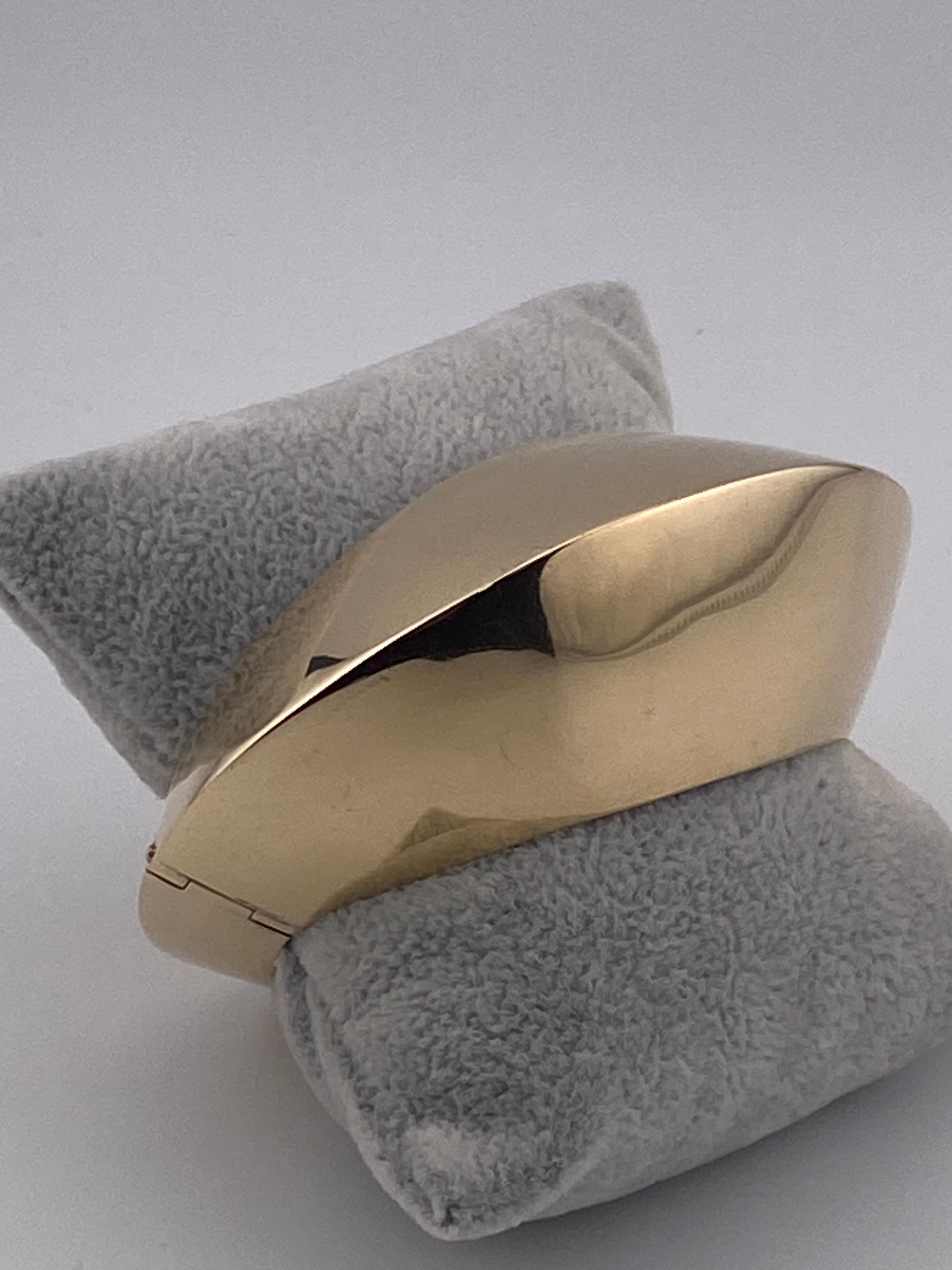 Breites Hans Hansen-Armband aus 18 Karat Gelbgold, Dänemark, Moderne der 1960er Jahre im Angebot 9