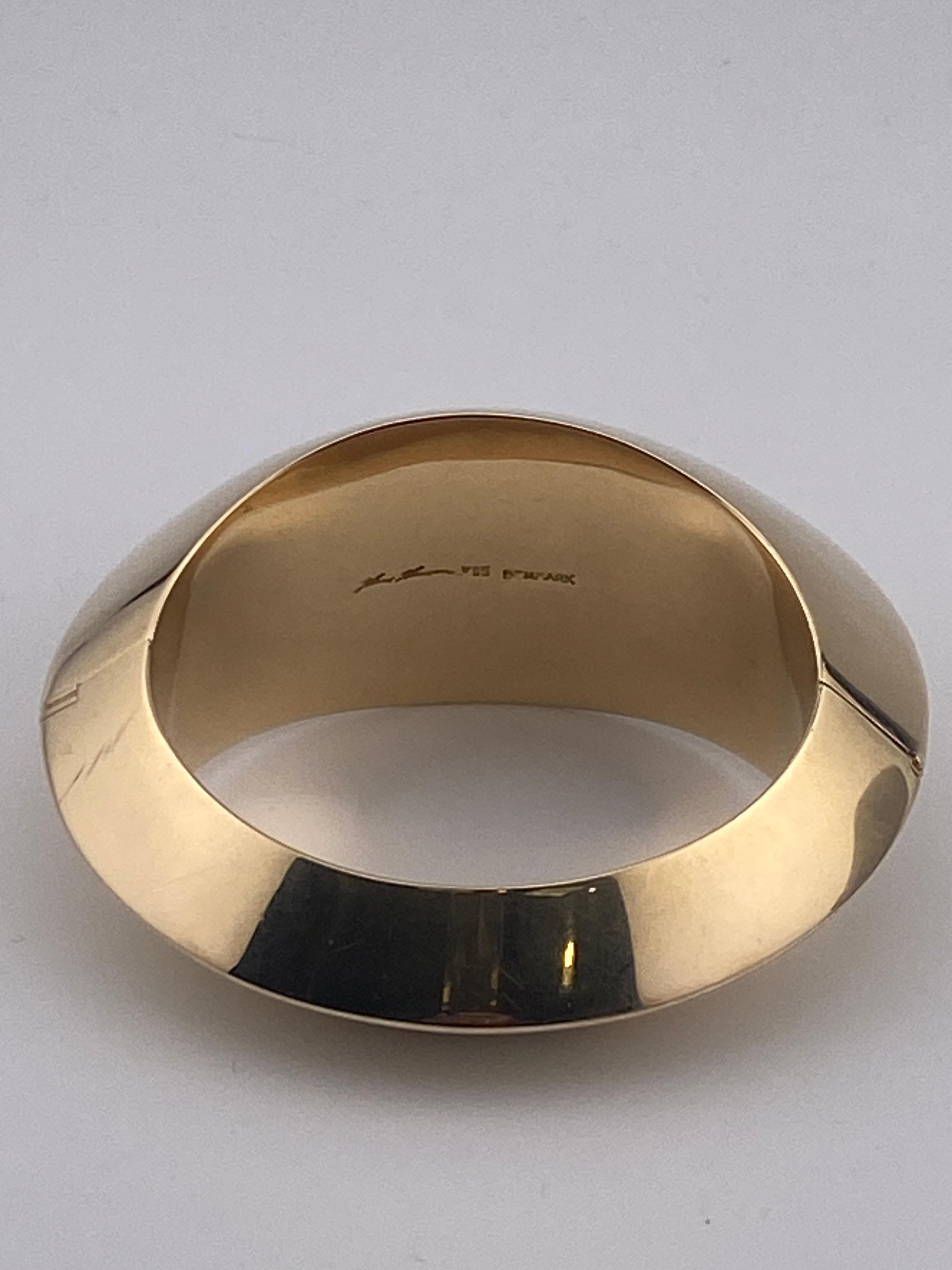 Breites Hans Hansen-Armband aus 18 Karat Gelbgold, Dänemark, Moderne der 1960er Jahre im Angebot 11