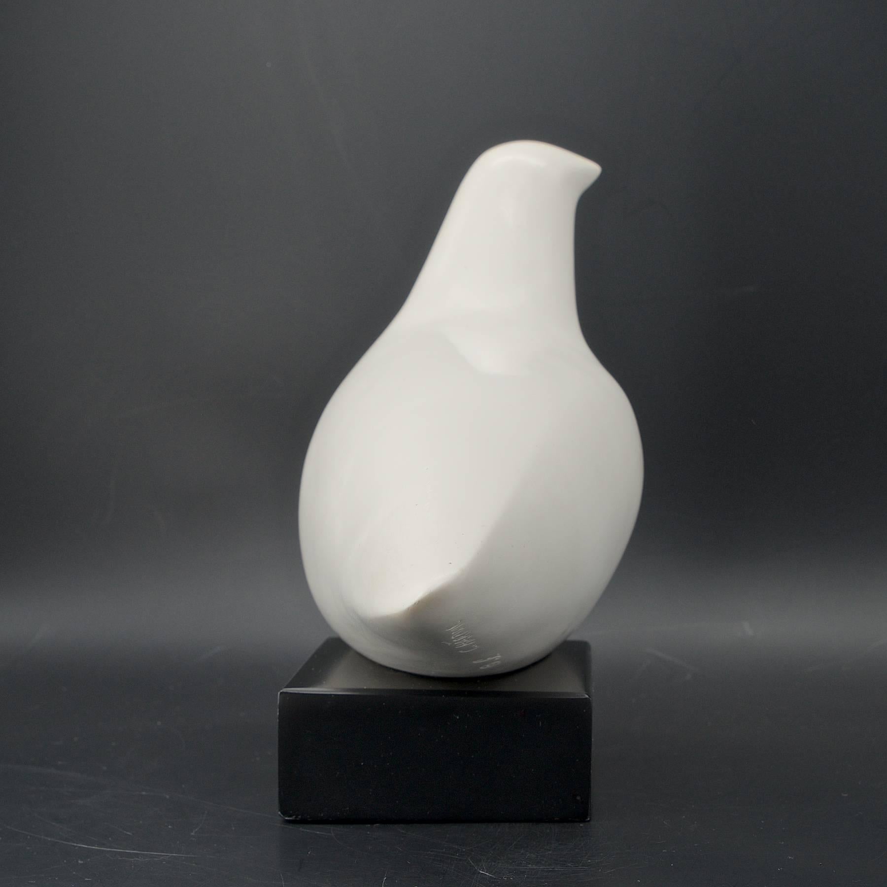stone bird sculpture