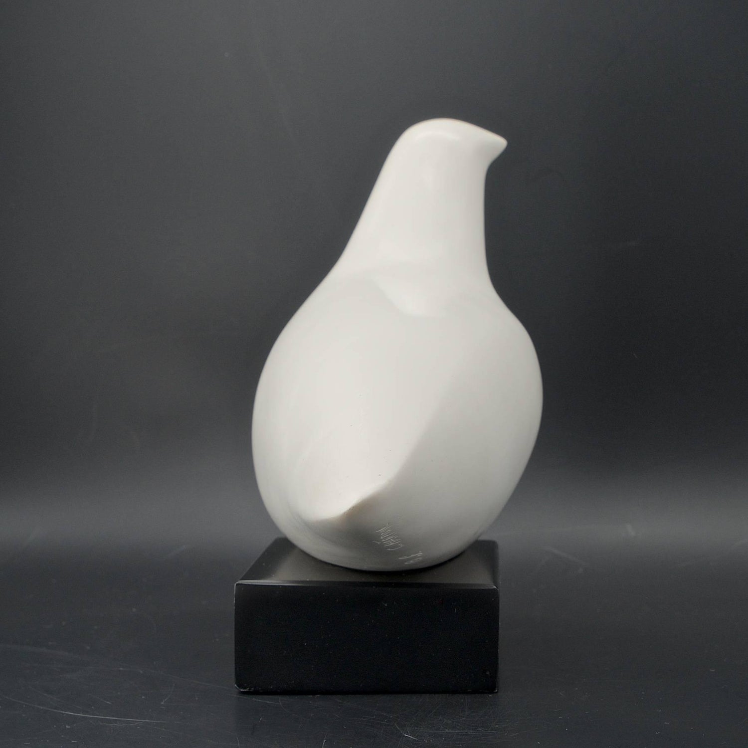 1960s Bird Dove Form Sculpture Modernist Abstract Foundry Stone