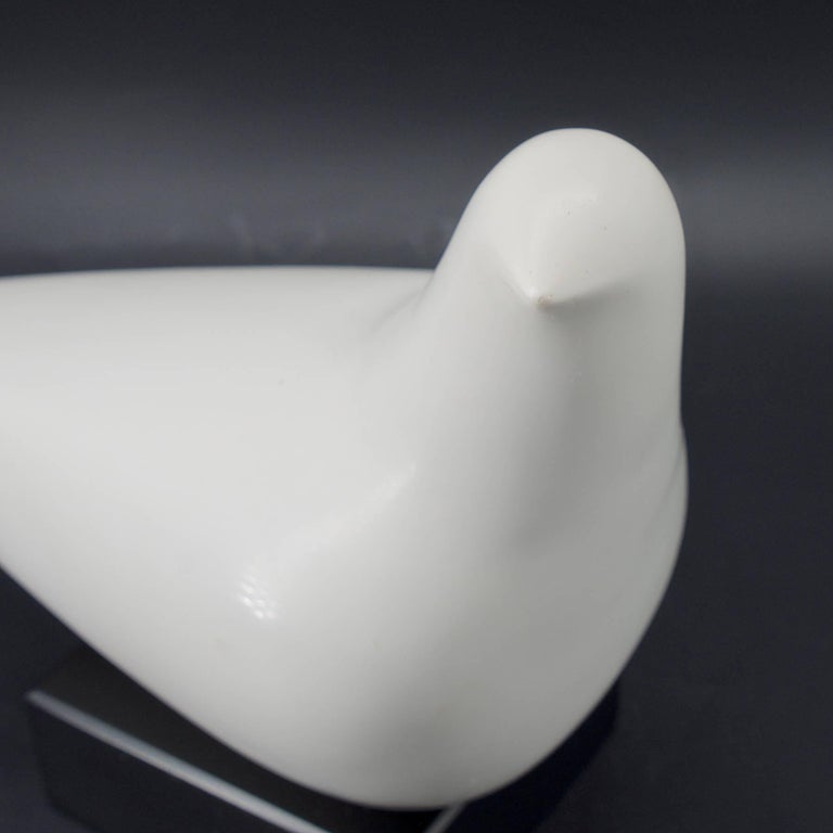 1960s Bird Dove Form Sculpture Modernist Abstract Foundry Stone